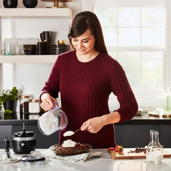  Кухонный комбайн KitchenAid 5KFCB519EBM черный 