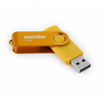  USB-флешка SMARTBUY SB004GB2TWY UFD 2.0 004GB Twist Yellow 