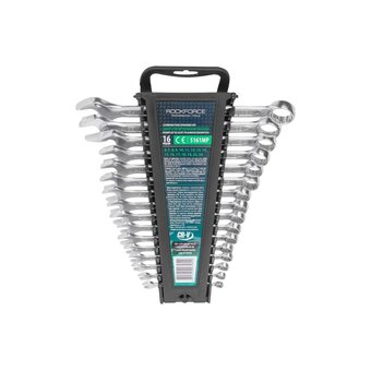  Набор ключей комбинированных Rockforce RF-5161MP(54740) 16пр. 6-19, 22, 24мм 