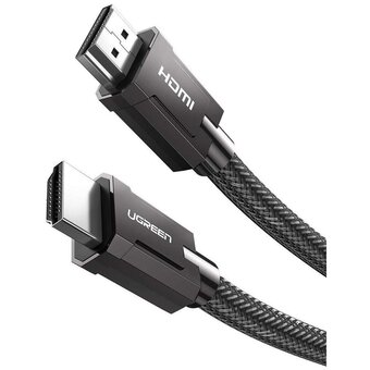  Кабель UGREEN HD135 70320 8K HDMI 2.1 Male To Male Cable 1.5m Gray 
