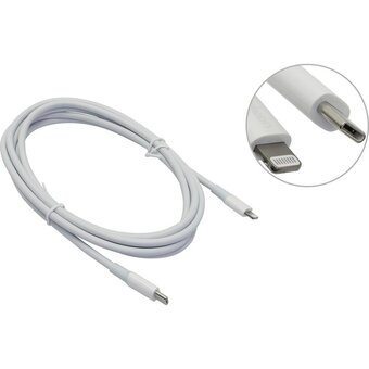  Кабель UGREEN US171 60749 USB-C to Lightning Cable M/M Nickel Plating ABS Shell 2m White 