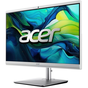  Моноблок Acer Aspire C24-195ES (DQ.BM5CD.001) 23.8" Full HD Core Ultra 7 155U (1.7) 16Gb SSD512Gb UHDG CR Eshell GbitEth 180W клав. мышь серебристый 