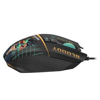  Мышь A4Tech Bloody W63 Max Renegade желтый/рисунок 