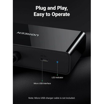  Сплиттер UGREEN 20918 1*2 VGA splitter Black 