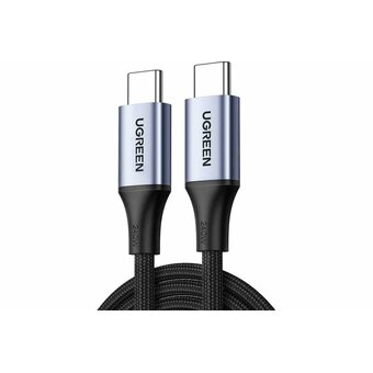  Кабель UGREEN US535 (15311) USB-C to USB-C 240WPD Fast Charging Cable 1m Space Gray 