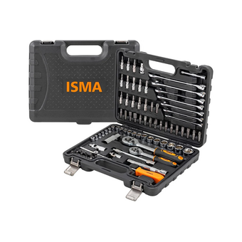  Набор инструментов ISMA Isma-4821-5DS-м (52674) 82 пр. 