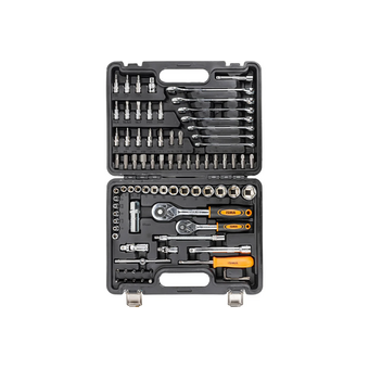  Набор инструментов ISMA Isma-4821-5DS-м (52674) 82 пр. 