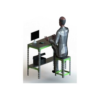  Стол металлический ООО Металекс Metalex SMM751060 750x1000x600 