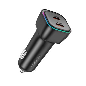  АЗУ BOROFONE BZ28B Trophie PD55W (2C) car charger черный 
