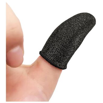  Напальчники для мобильных игр HOCO GM4 Phantom Superconducting fiber mobile game finger cots silver Fiber черный 