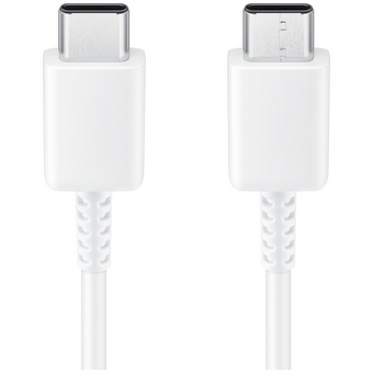  Кабель SAMSUNG EP-DA705 USB-C-USB-C 1m 3А Белый EP-DA705BWEGWW 