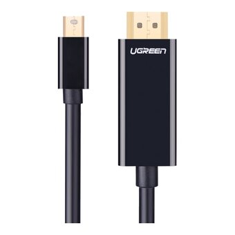  Кабель UGREEN MD101 20848 Mini DP Male to HDMI Cable 4K 1.5m Black 