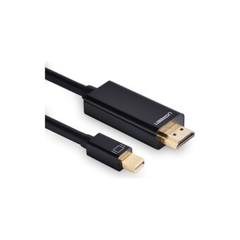  Кабель UGREEN MD101 20848 Mini DP Male to HDMI Cable 4K 1.5m Black 