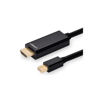  Кабель UGREEN MD101 20848 Mini DP Male to HDMI Cable 4K 1.5m Black 