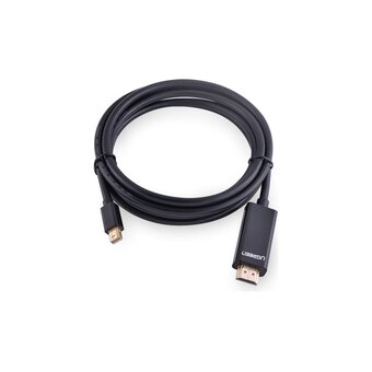  Кабель UGREEN MD101 20848 Mini DP Male to HDMI Cable 4K 1.5m Black 