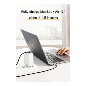  Кабель UGREEN US255 80714 USB-C 2.0 Male to Angled 90° USB-C 2.0 Male 3A Data Cable 3m Gray/Black 