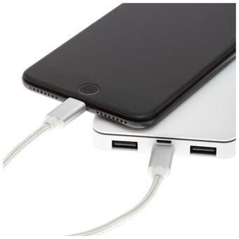  Кабель Cactus CS-LG.USB.C-1 USB Type-C m-Lightning m 1м белый 