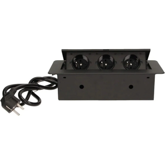  Сетевой разветвитель PREMIER 3R 1.8м черный PX/BL-HOR-3R-BLK 