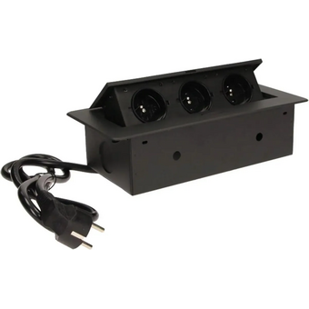  Сетевой разветвитель PREMIER 3R 1.8м черный PX/BL-HOR-3R-BLK 