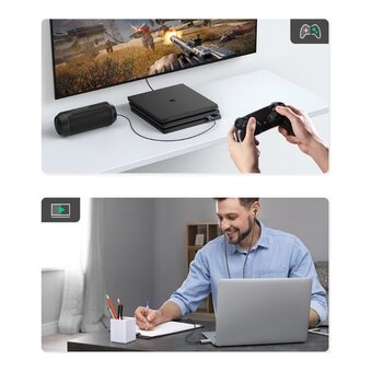  Переходник/адаптер UGREEN СМ383 80864 USB-A To 3.5mm External Stereo Sound Adapter 