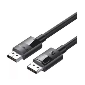  Кабель UGREEN DP114 80390 DP 1.4 Male to Male Plastic Case Braided Cable 1m 