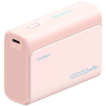  Power Bank Xiaomi Mi PB100 Cuktech ZMI 10000 мАч 30Вт 3A QC 3.0 PD3.0 1xUSB-A+1xType-C Global розовый 