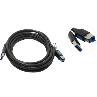  Кабель Vention COOBI USB 3.0 AM/BM 3м 