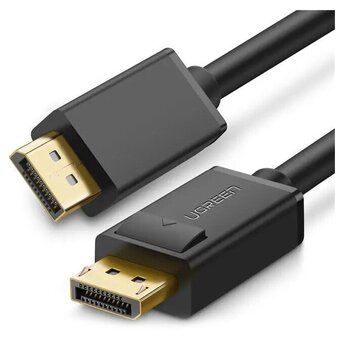  Кабель UGREEN DP102 10211 DP 1.2 Male to Male Cable 2m Black 