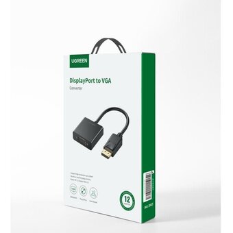  Конвертер UGREEN DP109 20415 DP Male to VGA Female Converter Black 