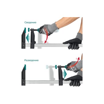  Струбцина KRAFTOOL Xf (32011-120-1500-z01) тип F 