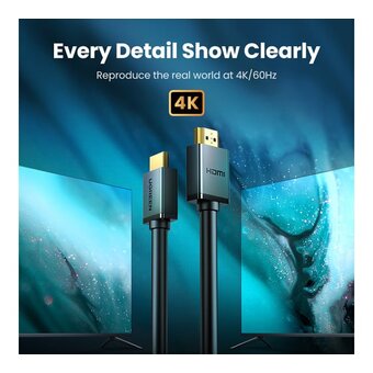  Кабель UGREEN HD104 10109 HDMI Cable 5m Black 