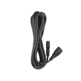  Кабель питания Hyperline PWC-IEC13-IEC14-5.0-BK монитор-компьютер IEC 320 C13 - IEC 320 C14 3x0.75 5м 