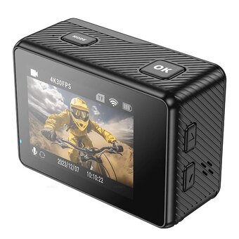  Спортивная камера HOCO DV101 dual color screen sports camera black 