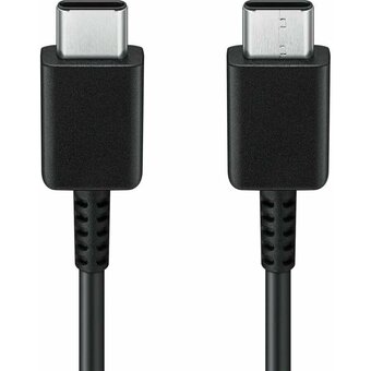  Кабель SAMSUNG EP-DA705 USB-C-USB-C 1m 3А Черный EP-DA705BBEGWW 