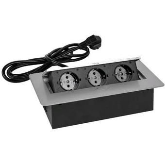  Сетевой разветвитель PREMIER 3R 1.8м серый PX/BL-HOR-3R-GRE 