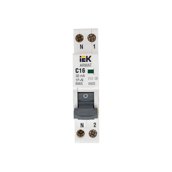  Дифавтомат IEK ARMAT B06S (AR-B06S-1N-C16C030) 