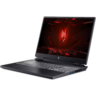 Ноутбук Acer Nitro AN16-42 (NH.QSLCD.002) Ryzen 9 8945HS/32Gb/SSD1024Gb/RTX4070 8Gb/16"/IPS/WQXGA/NoOS/Black 