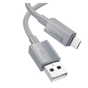  Дата-кабель HOCO X107 Favor charging data cable Micro серый 