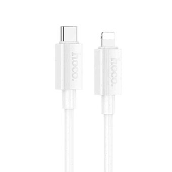  Дата-кабель HOCO X107 Favor PD charging data cable iP белый 