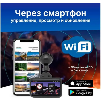  Видеорегистратор TrendVision TDR-725 Real 4K черный 