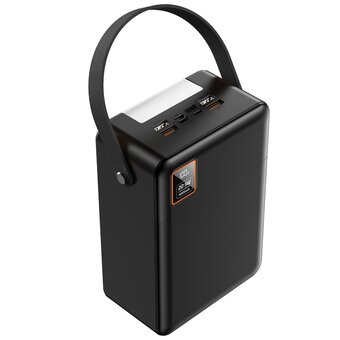  Аккумулятор внешний резервный TOPOMAX TPB-F103 80000mAh, 22.5W, QC3.0 черный 
