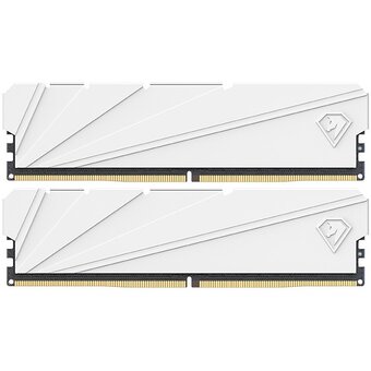  ОЗУ Netac Shadow S NTSSD4P36DP-16W DDR 4 DIMM 16Gb (8Gbx2) PC28800, 3600Mhz, C18 White, с радиатором 