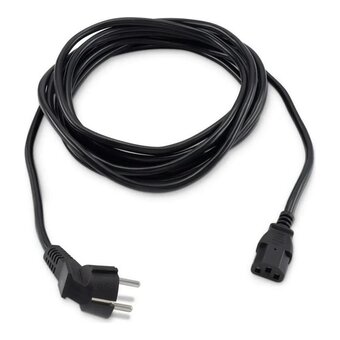  Кабель Buro BU-PCAB-5M-16A IEC C13 Евровилка угловой 5м 