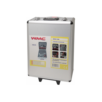  Набор инструментов WMC TOOLS WMC-WMC186(47008) 186пр.+дорожный кейс 