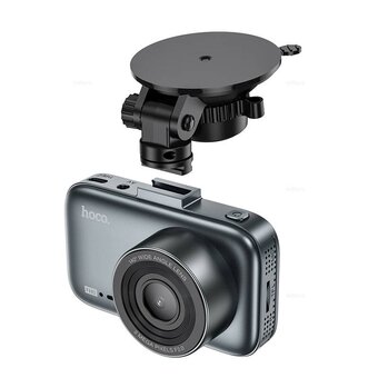  Видеорегистратор HOCO DV6 Driving recorder with 3-inch display with rear camera серый 