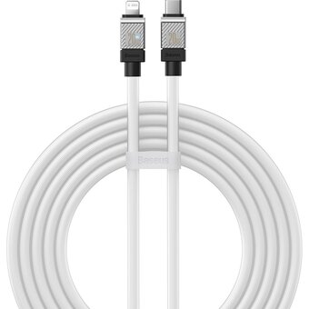  Кабель Baseus CoolPlay (CAKW000102) Fast Charging Type-C to iP 20W 2m White 