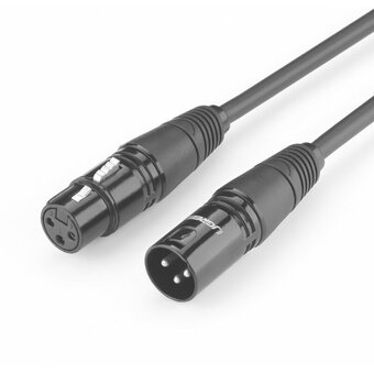  Кабель UGREEN AV130 20710 Cannon Male to Female Microphone Extension Audio Cable 2m Black 