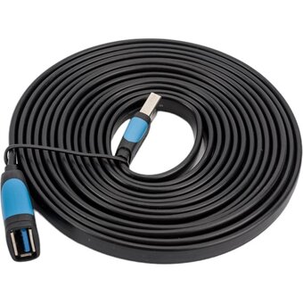  Кабель удлинитель Vention VAS-A13-B300 USB 3.0 AM/AF 3м плоский 