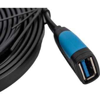  Кабель удлинитель Vention VAS-A13-B300 USB 3.0 AM/AF 3м плоский 