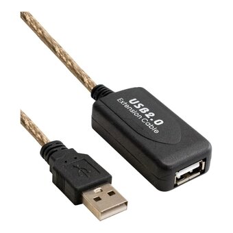  Удлинитель активный Exegate EX294766RUS USB2.0-repeater EX-UAE-AMAF-5.0 (Am/Af, 5м) 
